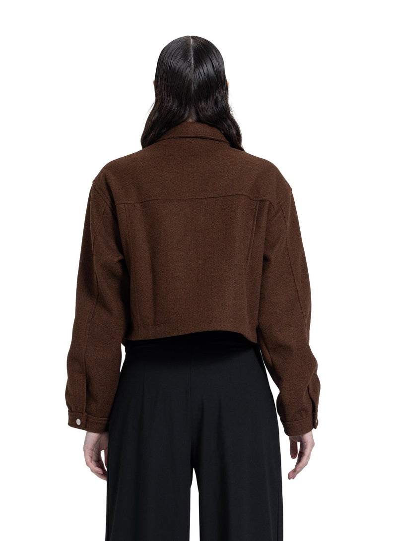 CTRL Front Pocket Wool Jacket - Image 3