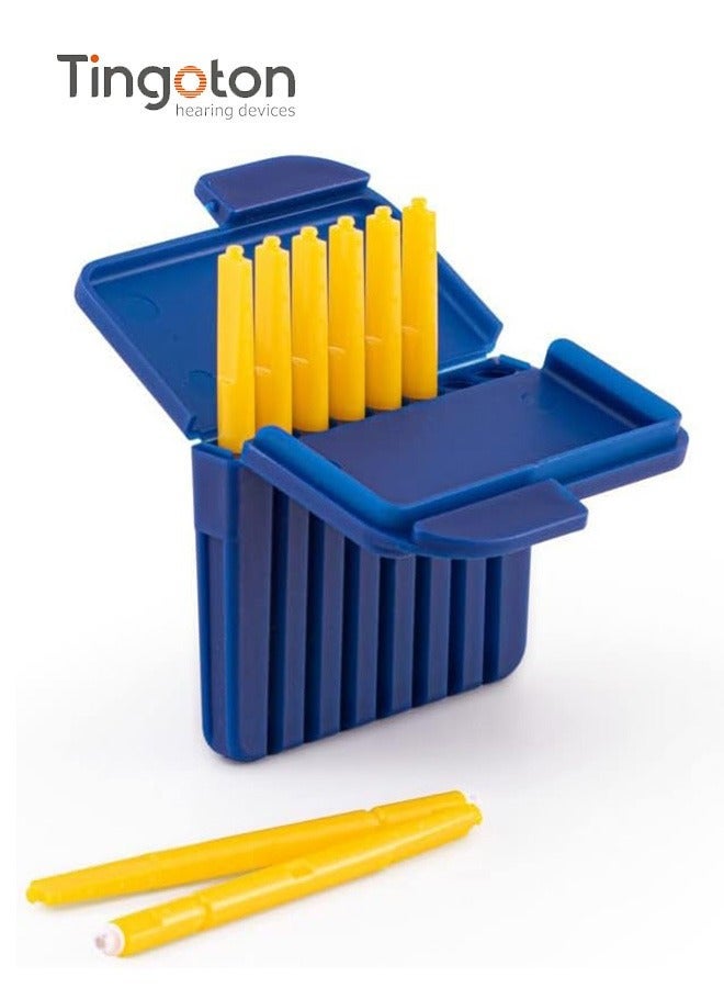 general 40-Pcs Tingoton for Starkey Hearing Aid Wax Guard Filters Hear Clear Removal and Replacement Cerumen Schutz Cleaning Tool Accessories - Image 1