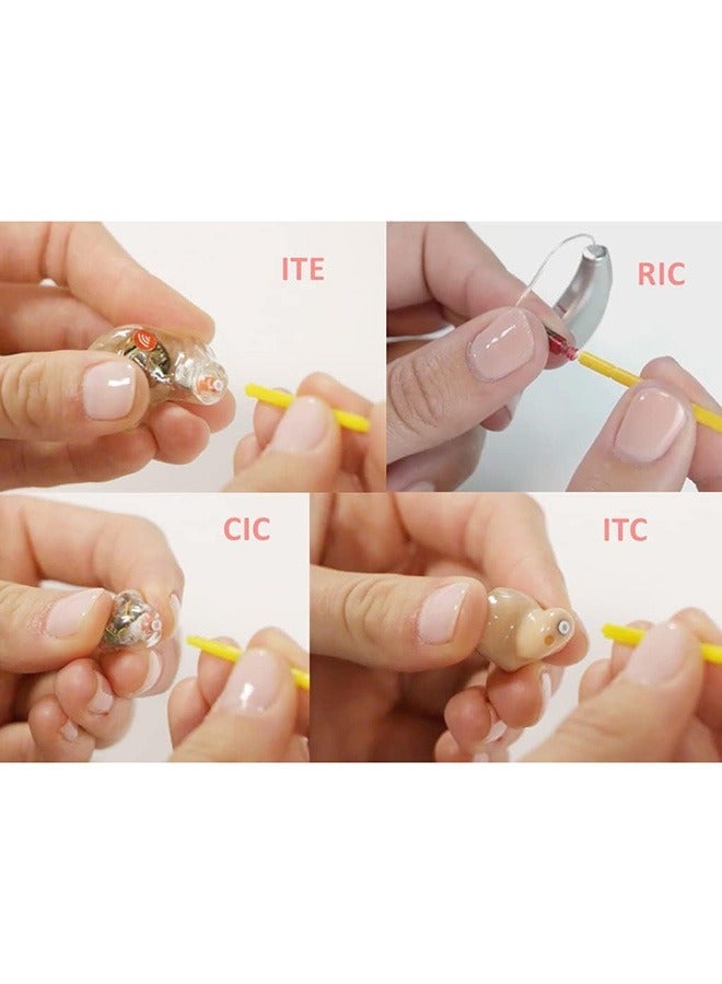 general 40-Pcs Tingoton for Starkey Hearing Aid Wax Guard Filters Hear Clear Removal and Replacement Cerumen Schutz Cleaning Tool Accessories - Image 2