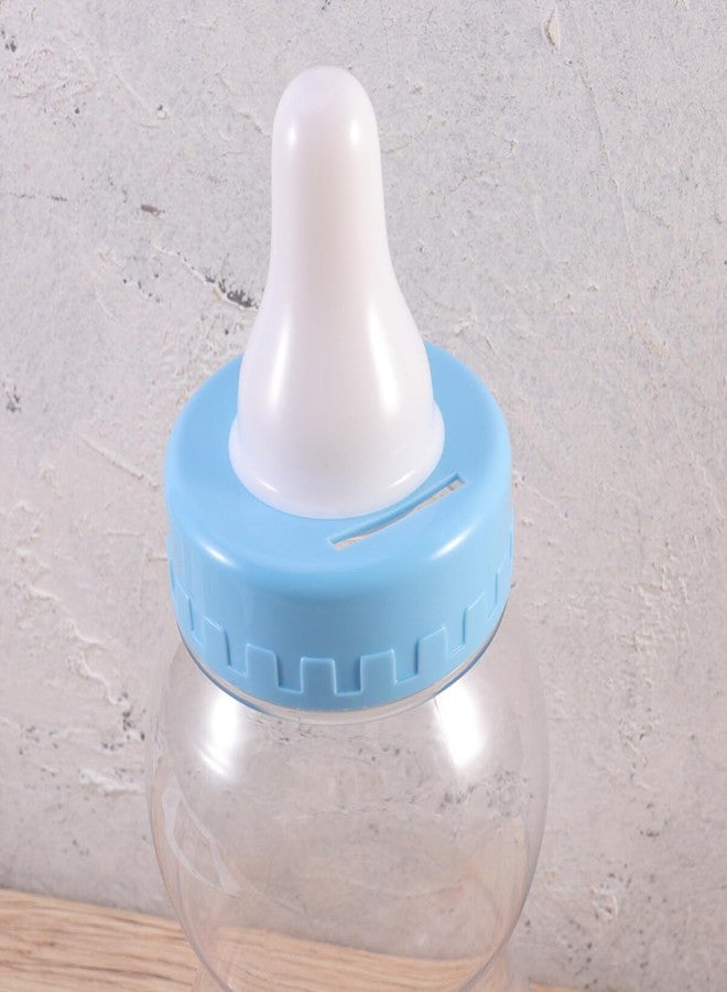 Alasum Baby Bottle Piggy Bank Clear Plastic Coin Saving Pot Kids Money Box Desktop Decoration Gift for Children 11 Inch - Image 3
