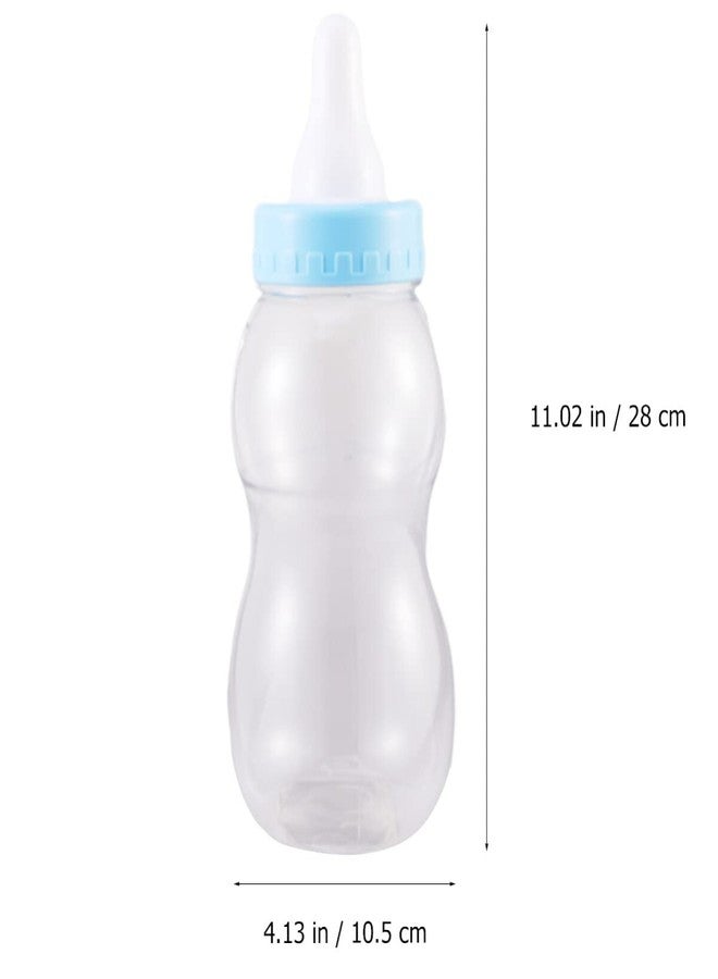Alasum Baby Bottle Piggy Bank Clear Plastic Coin Saving Pot Kids Money Box Desktop Decoration Gift for Children 11 Inch - Image 2