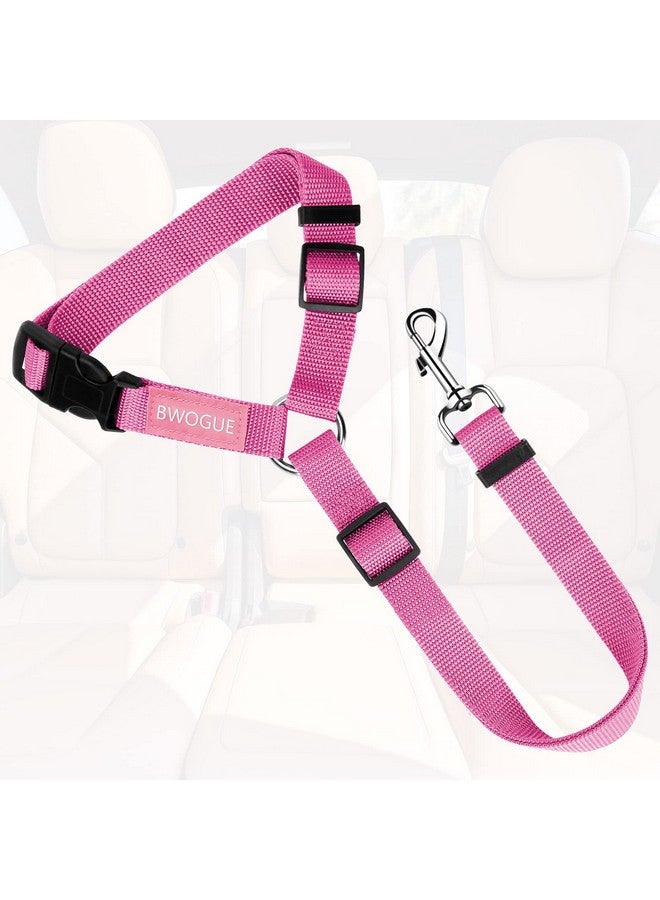 BWOGUE Pet Dog Cat Seat Belts, Car Headrest Restraint Adjustable Safety Leads Vehicle Seatbelt Harness (1 Pack) - Image 2