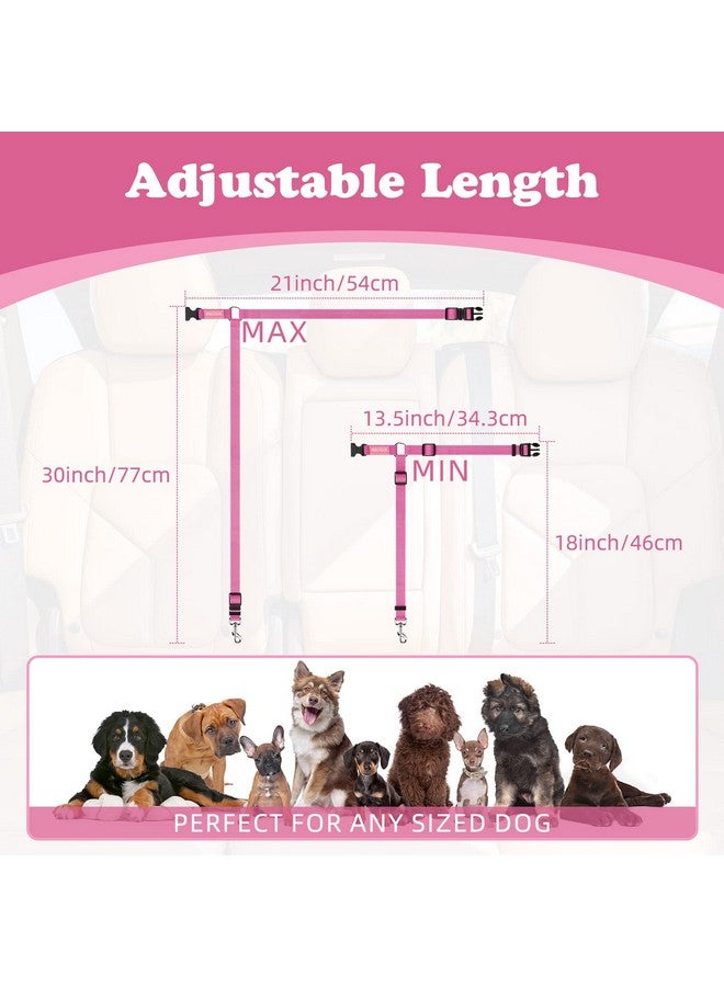 BWOGUE Pet Dog Cat Seat Belts, Car Headrest Restraint Adjustable Safety Leads Vehicle Seatbelt Harness (1 Pack) - Image 4