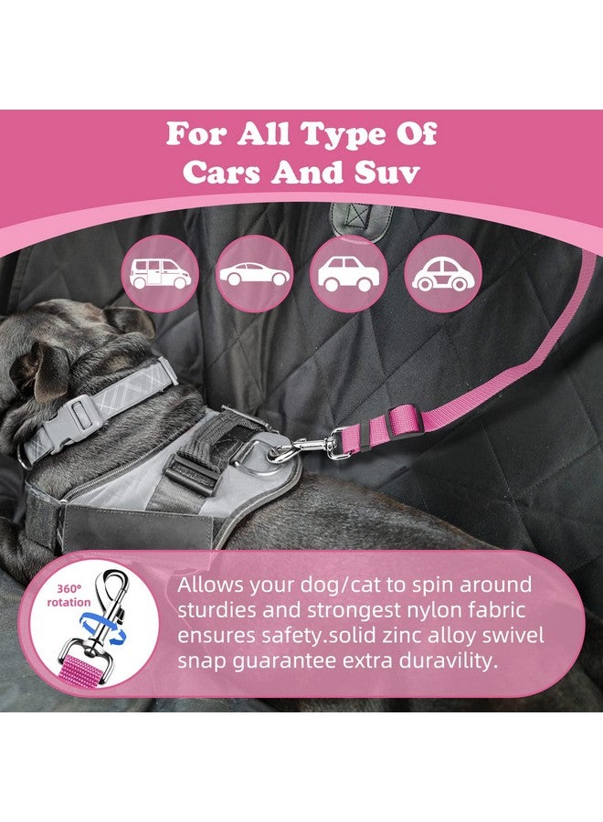 BWOGUE Pet Dog Cat Seat Belts, Car Headrest Restraint Adjustable Safety Leads Vehicle Seatbelt Harness (1 Pack) - Image 5