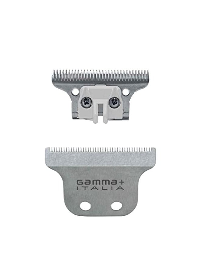 Gamma+ GAMMA Replacement Stainless Steel Fixed Blade Set with Stainless Steel Deep Tooth Cutter Trimmer Blade Set - Image 1