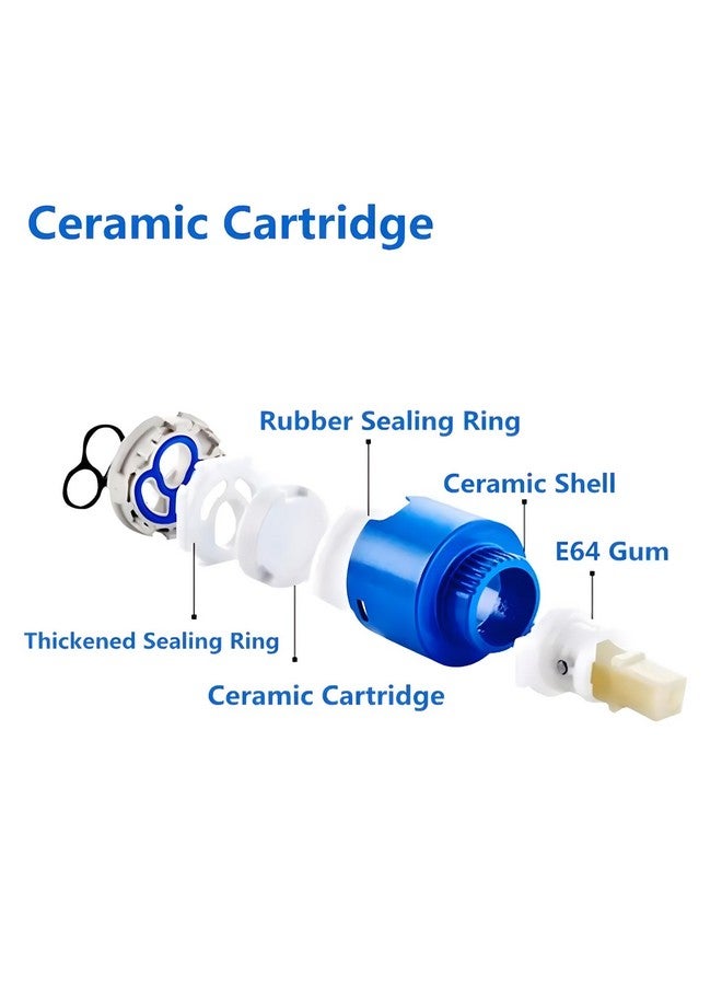 24x7 eMall Waterfall Bamboo Bathroom Basin Mixer Basin tap washbasin tap Faucet Brass 12 inch Height. Hot and Cold Water - Image 5