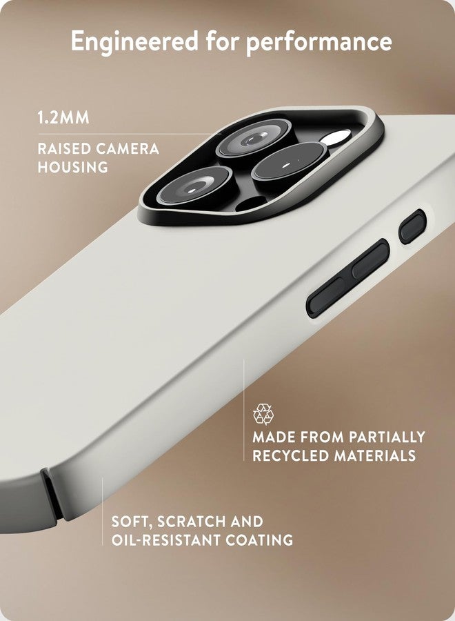 ماوس جراب Mous لهاتف iPhone 16 Pro، نحيف ومتوافق مع MagSafe - فائق النحافة 2.0 - غطاء هاتف مغناطيسي - لون حجري - Image 5