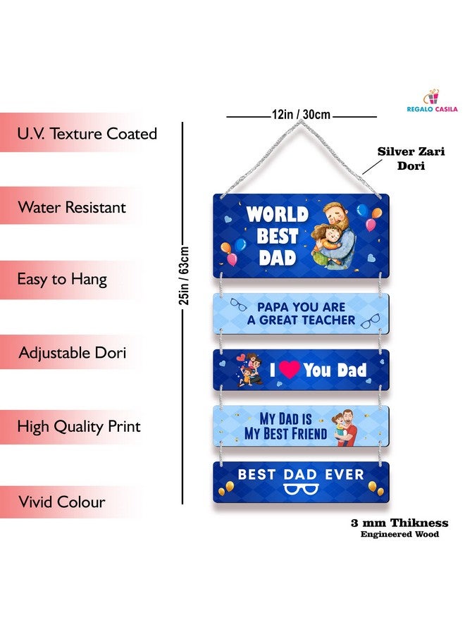 Regalo Casila Regalocasila Wall Decoration Birthday Wishes Quotes For Father From Son Daughter Unique Gift Ideas Surprise Dad Gifts Special Birthday Gifts For Father Day UVDADHB0700 - Image 4