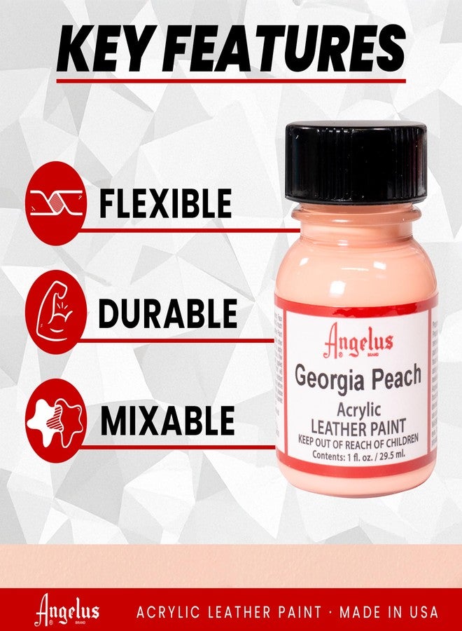 Angelus Angelus Leather Paint 1 Oz Georgia Peach - Image 2