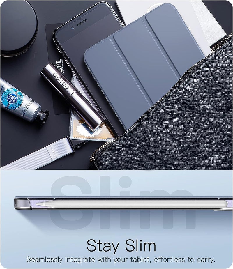 ProElite غطاء لجهاز Xiaomi Mi Pad 7/7 Pro مقاس 11.2 بوصة، غطاء قابل للطي لجهاز Xiaomi Mi Pad 7/7 Pro مقاس 11.2 بوصة. مع ظهر شفاف وقلم ستايلس [دعم النوم التلقائي والاستيقاظ]، لافندر - Image 5