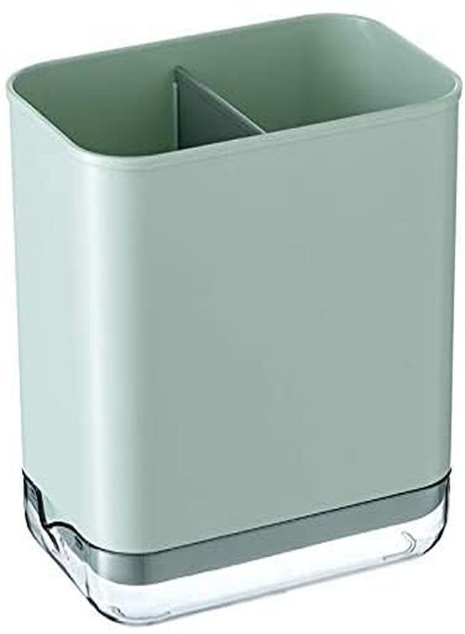 UNIQUE CART® Multifunctional Spoon Fork Chopstick Storage Holder Box Double Layer Cutlery Drain Rack Organizer Racks for Kitchen (Green) - Image 1