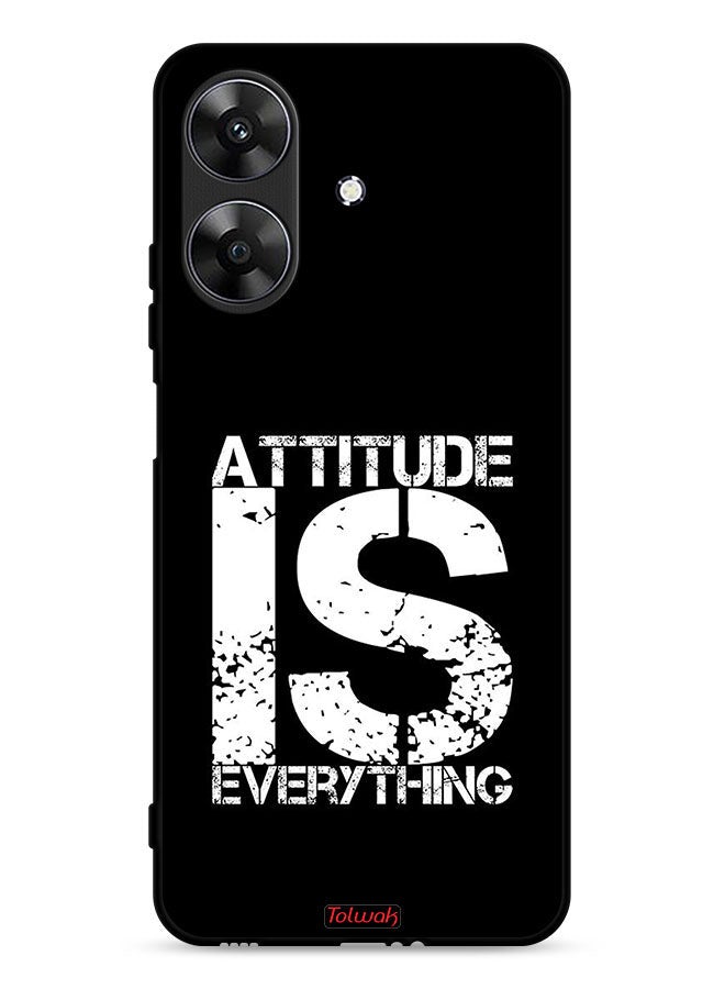 Tolwak Realme Note 60 4G Protective Case Cover Attitude Is Everything  - Image 1