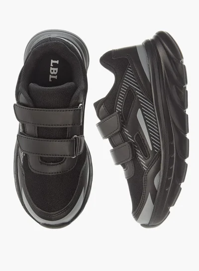 LBL by Shoexpress Boys Panelled Sports Shoes with Hook and Loop Closure