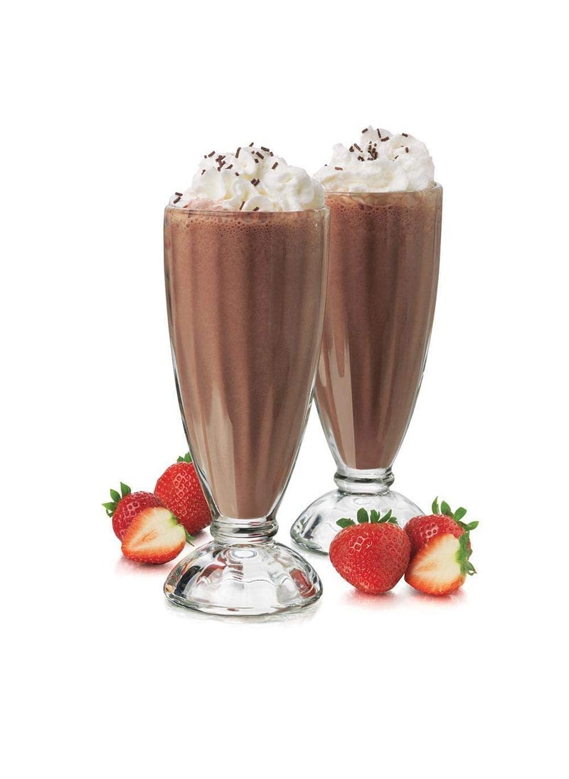 Goldfinch GOLDFINCH Falooda Glass Set IceCream Glass Juice Water Glass with Our Stylish Milkshake Smoothie Dessert Glass American Diner Style Fountain Long Tall Smoothie Fruit Juice Glass Multicolor Pack Of 6  - Image 4
