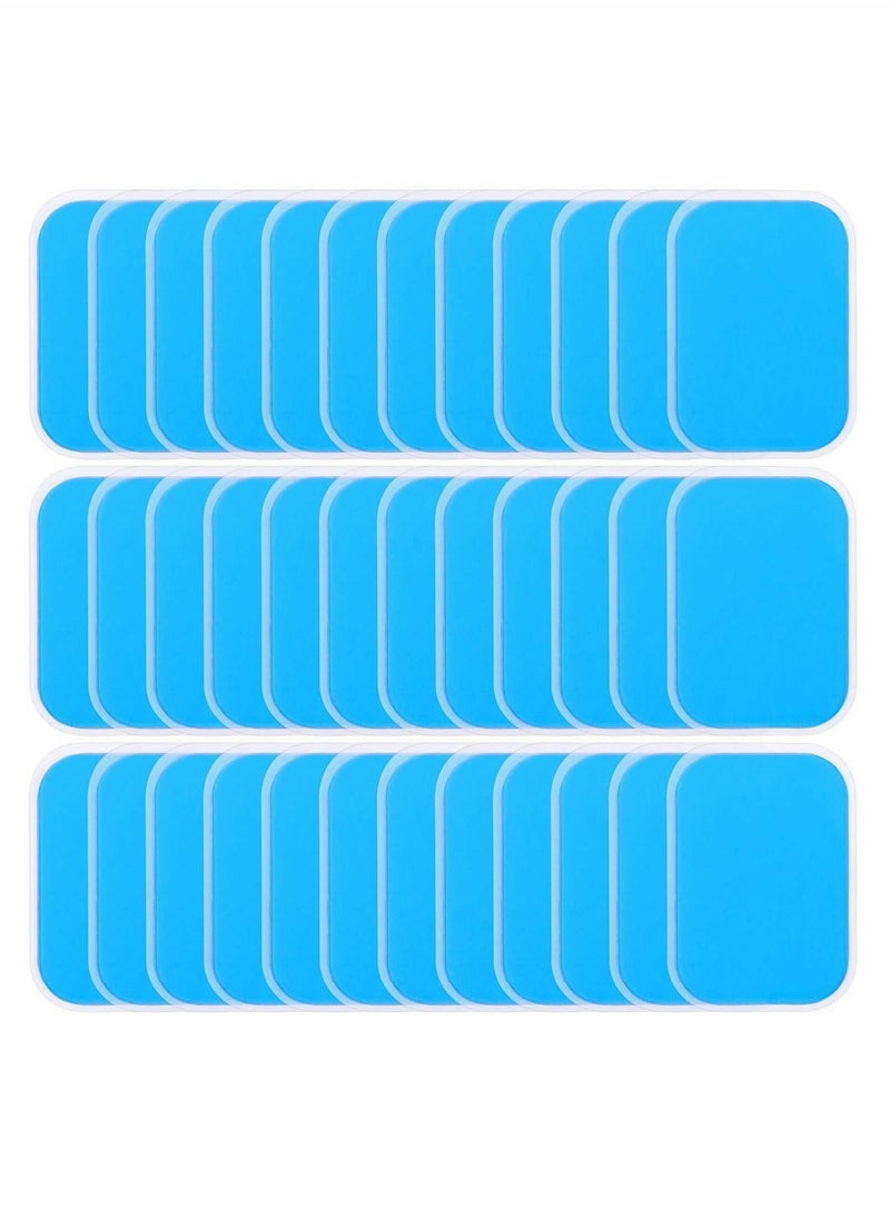 KASTWAVE Abs Trainer Replacement Gel Pads, DELFINO Muscle Stimulator Gel Pads Abdominal Toning Belt Gel Pads Accessories Replacement Pads Muscle for Abs Toner Stimulator Abdominal Muscle Trainer, 36 Pcs  - Image 1