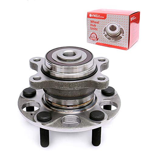 FKG 512257 Rear Wheel Bearing Hub Assembly fit for 2006-2011 Honda Civic (ABS Models LX DX GX Only 1.8L), 5 Lugs - Image 1