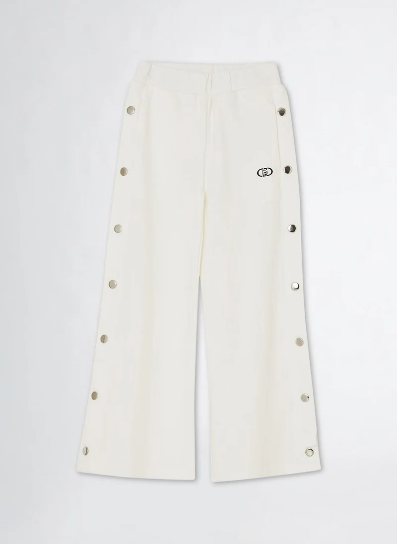 Liu Jo Fleece Jogging Bottoms with Buttons