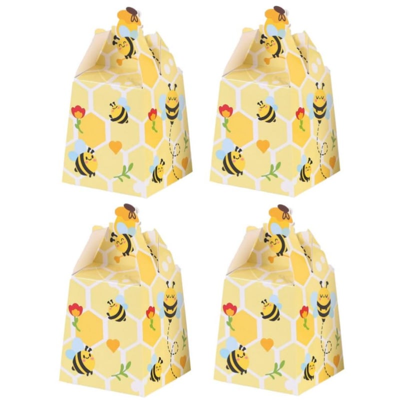 KUPOO 50 PCS Bumble Bee Candy Boxes Beehive Gift Box Bumble Bee Favor Boxes Candy Boxes for Baby Shower Birthday Decorations - Image 2