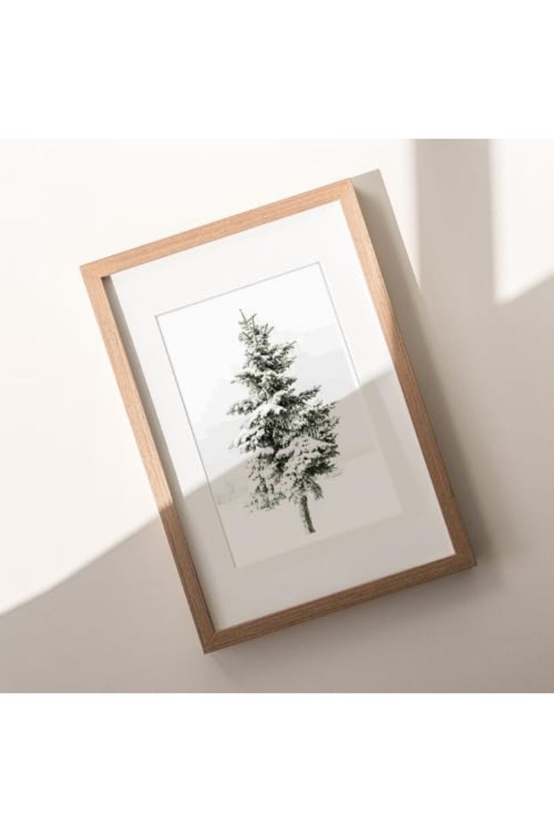 Canssape Winter Nature Wall Art Prints | Set of 6 Christmas Poster for Room Decor | Snowy Forest Scenery Posters| 8"x10" Landscape Posters Wall Decor | Unframed - Image 2