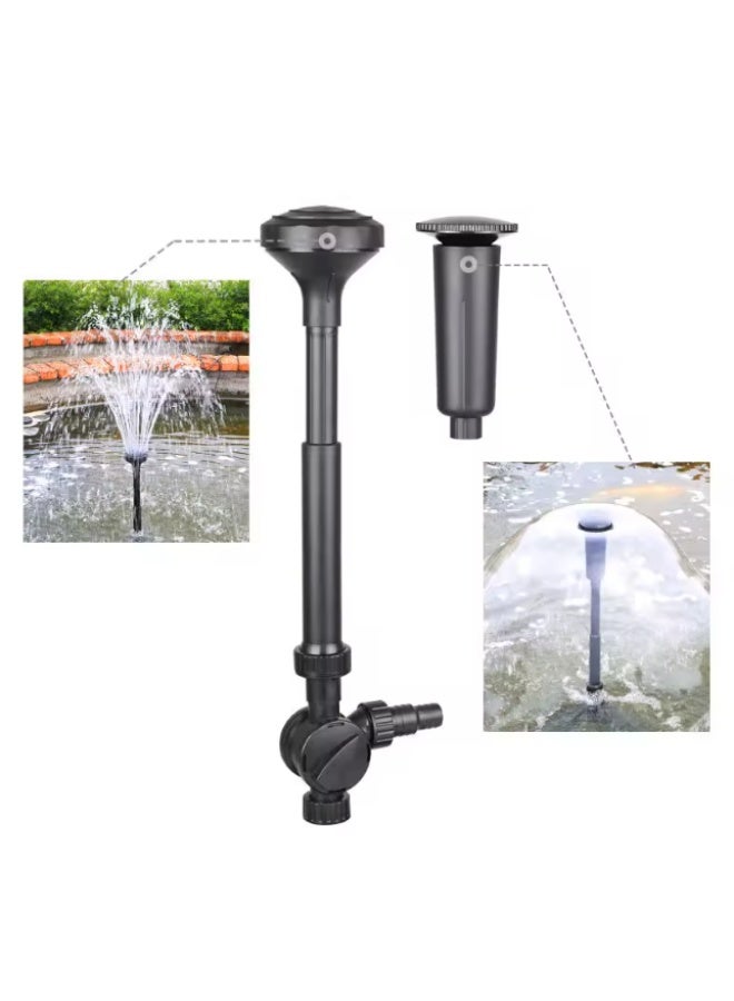 GRECH Water Fountain Spray Head Nozzles Set Multifunction Kit Accessories - Included 2 Water Patterns: Blossom, Mushroom Styles for Water Garden Pumps Aquarium Fish Head Nozzles Set - Image 1