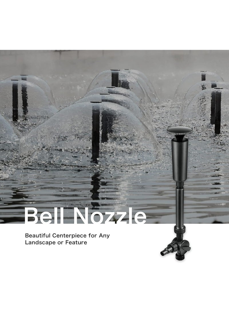 GRECH Water Fountain Spray Head Nozzles Set Multifunction Kit Accessories - Included 2 Water Patterns: Blossom, Mushroom Styles for Water Garden Pumps Aquarium Fish Head Nozzles Set - Image 2