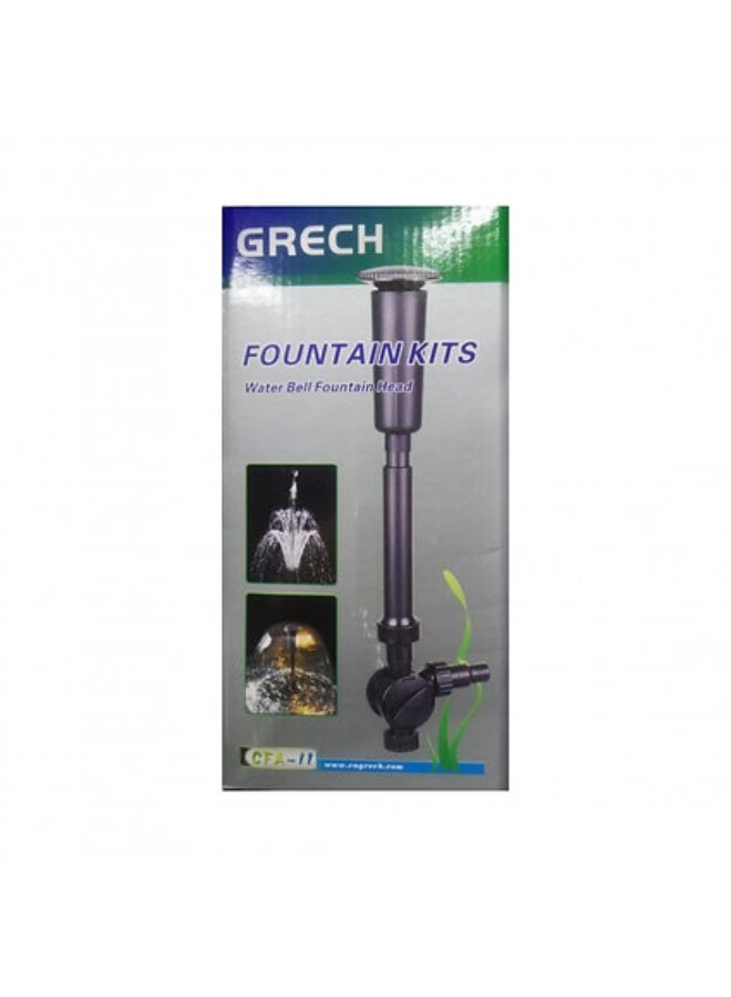 GRECH Water Fountain Spray Head Nozzles Set Multifunction Kit Accessories - Included 2 Water Patterns: Blossom, Mushroom Styles for Water Garden Pumps Aquarium Fish Head Nozzles Set - Image 5