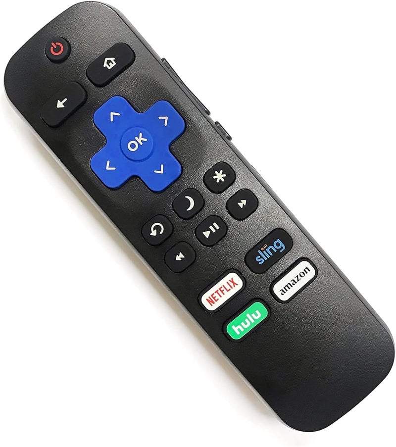 Amaz247 RCA ROKU TV Remote w/Volume Control & TV Power Button for All RCA Roku Built-in TV. NO Pairing! - Image 1