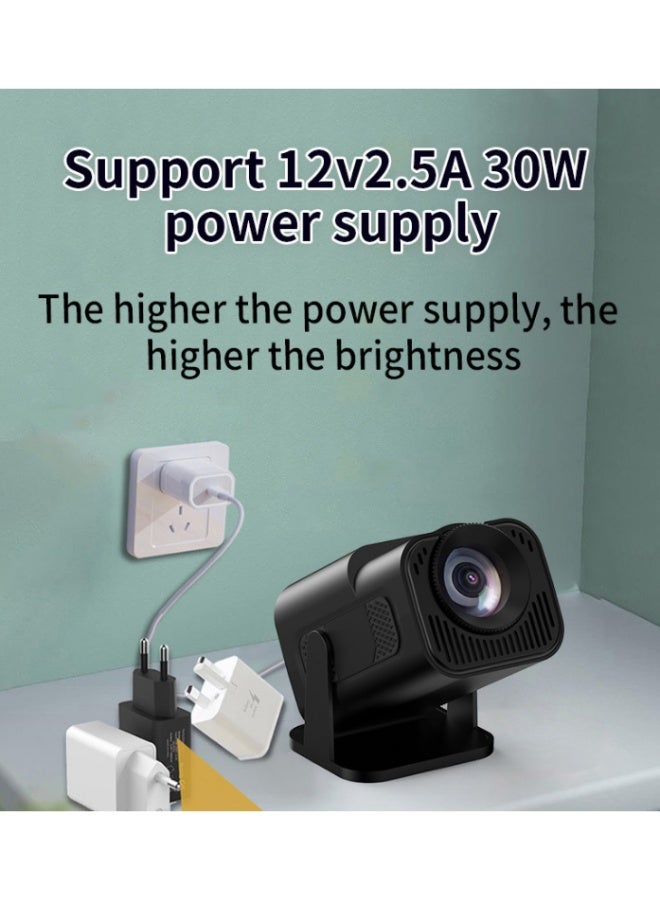 Arabest HY320 Smart Mini Projector with Android TV, WiFi and Bluetooth, 4K Support, Auto Keystone, Portable Ceiling Projector for iOS and Android - Image 5