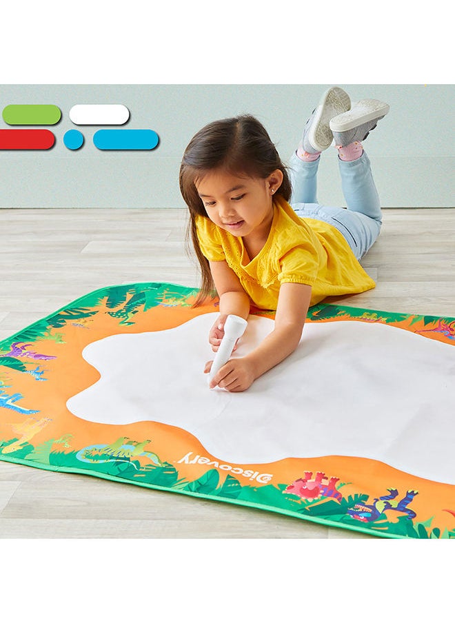 Discovery Kids Dino Doodles Jumbo Aquatic Drawing Color Changing Mess Free Art Mat for Children 3+ Years  - Image 4
