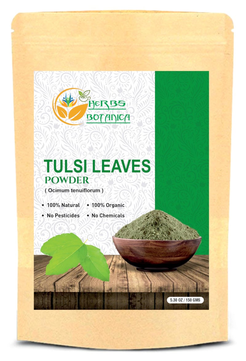 Herbs Botanica Tulsi Powder Tulasi Holy Basil Tulsi Powder Ocimum Sanctum Vitality Wellness Pure Natural and Invigorating Boost Immunity Naturally 53 oz