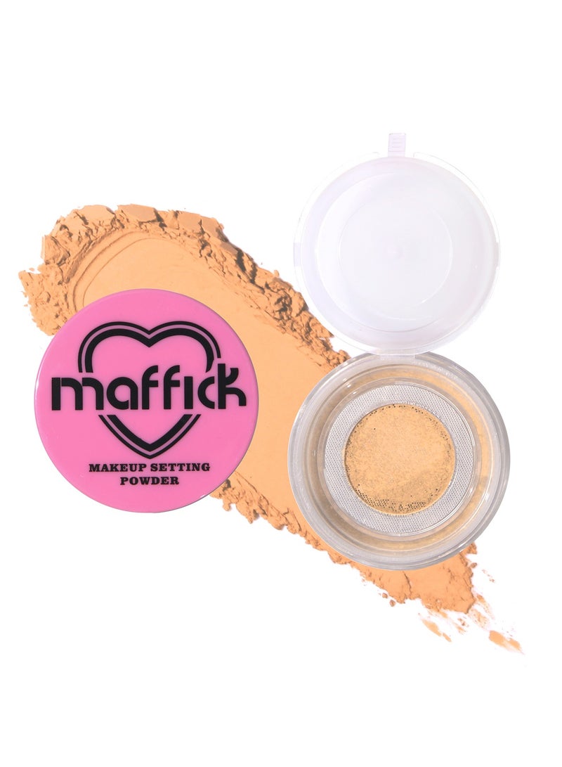Maffick High Definition Powder - Soft Luminance, Lightweight Loose Powder for Perfect Makeup Setting - 0.35 oz - Image 1