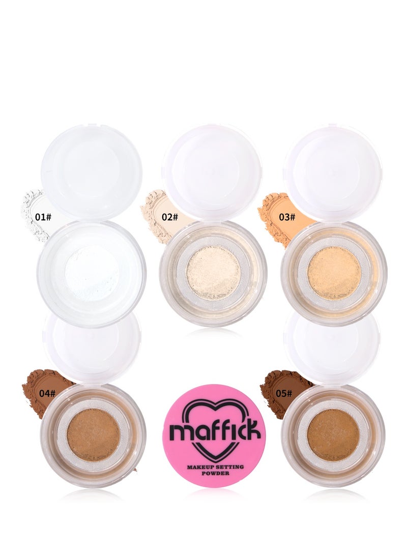 Maffick High Definition Powder - Soft Luminance, Lightweight Loose Powder for Perfect Makeup Setting - 0.35 oz - Image 3