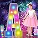 imprsv 4FT Colorful Marquee Letters A 18 Colors Large Light up Letters Alphabet Sign with Remote Large Marry Me Sign Birthday Party Decorations Anniversary Wedding Decoration - Image 3