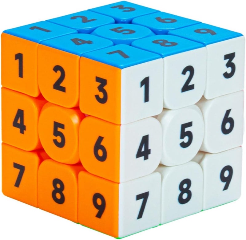 CuberSpeed Cuberspeed Sudoku 3x3x3 Speed Cube Stickerless 3x3x3 Number Speed Cube Puzzle 3x3x3 Magic Cube with Numbers Sudoku Cube  - Image 1