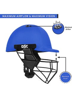 DSC Avenger PRO Premium Cricket Helmet | For Men & Boys | Fixed Spring Steel Grill | Back Support Strap | Neck Guard | Lightweight  - Image 2