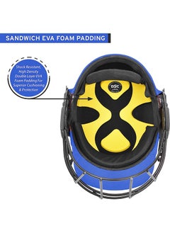 DSC Avenger PRO Premium Cricket Helmet | For Men & Boys | Fixed Spring Steel Grill | Back Support Strap | Neck Guard | Lightweight  - Image 3