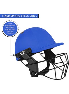 DSC Avenger PRO Premium Cricket Helmet | For Men & Boys | Fixed Spring Steel Grill | Back Support Strap | Neck Guard | Lightweight  - Image 5