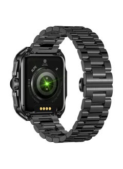 SWISS MILITARY Swiss Military Alps 2 Smartwatch with Call Features, Music Playback, 1000 Songs Storage, IP67, Fitness & Health, Magnetic Charging, 7-12 Days Battery Life, iOS/Android Compatible - Gun Metal  - Image 4