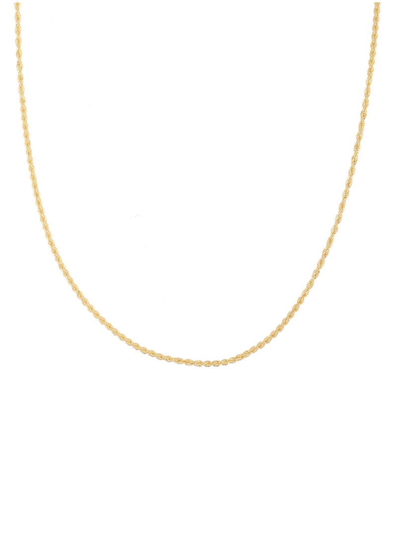 BAFLEH JEWELLERY Lightweight 18K Gold Chain – Effortless Shine, Everyday Style - Image 1