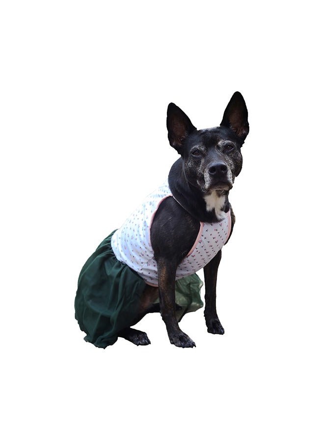 Midlee Pink Rose Tutu Large Dog Easter Dress (XXX-Large) - Image 5