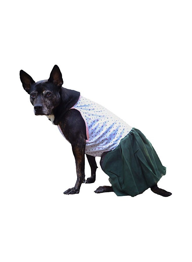 Midlee Pink Rose Tutu Large Dog Easter Dress (XXX-Large) - Image 4
