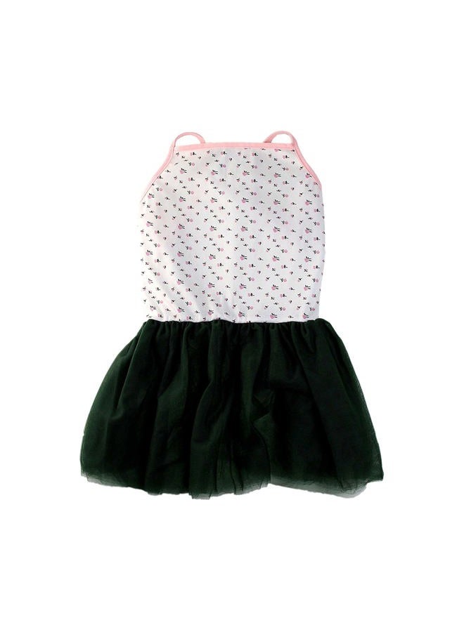 Midlee Pink Rose Tutu Large Dog Easter Dress (XXX-Large) - Image 1