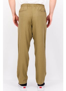 Threadbare Men Regular Fit Plain Chino Pants, Dark Stone  - Image 3
