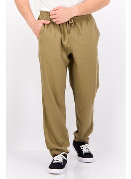 Threadbare Men Regular Fit Plain Chino Pants, Dark Stone  - Image 1