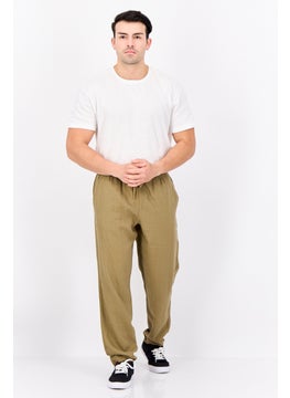 Threadbare Men Regular Fit Plain Chino Pants, Dark Stone  - Image 4