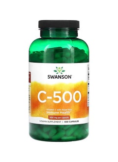 C-500, Vitamin C with Rose Hips, 500 mg, 400 Capsules