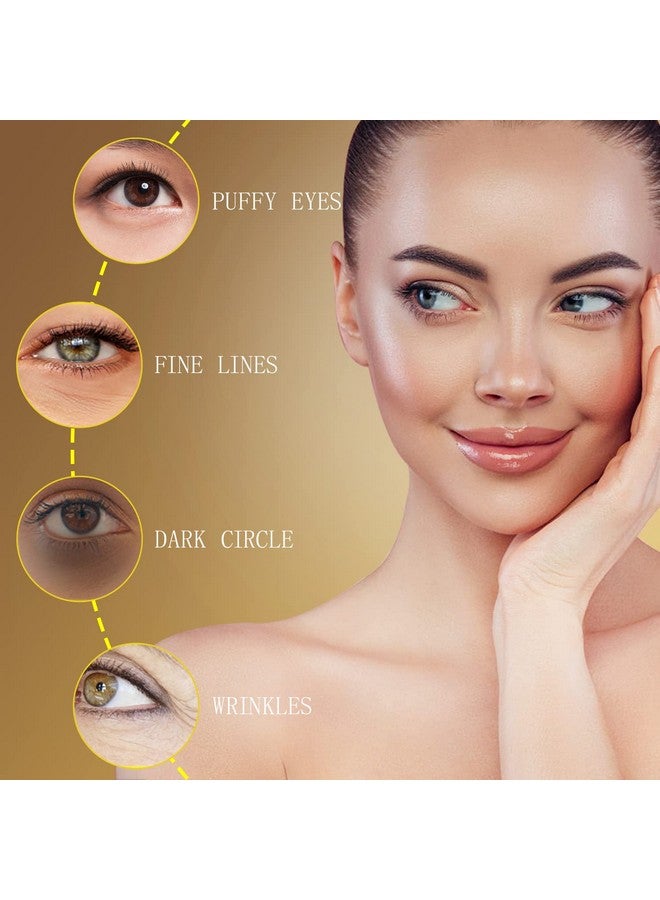 Eakroo 30 Pairs Lip Masks & Eye Masks 24K Gold Gel Crystal Collagen Eye Pads Moisturizing Lip Mask Crystal Lip Pads Under Eye Patches For Puffy Eyes Dark Circles Eye Bags Wrinkles And Fine Lines - Image 3