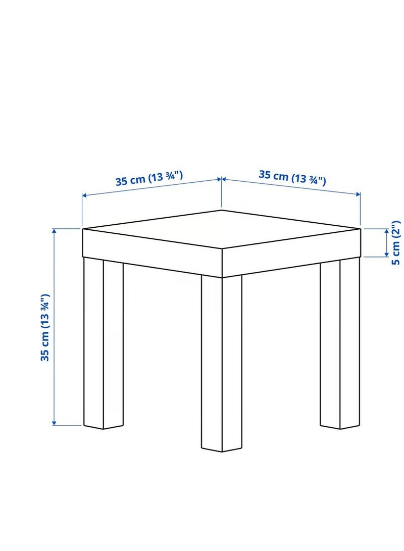 آيكيا فراكتا طاولة جانبية, أبيض, ‎35x35 سم‏ - Image 4