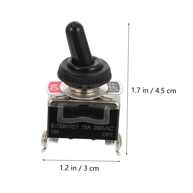5 Sets Boat Toggle Switch With Protective Caps Off Position For Automotive Marine Use - Image 3