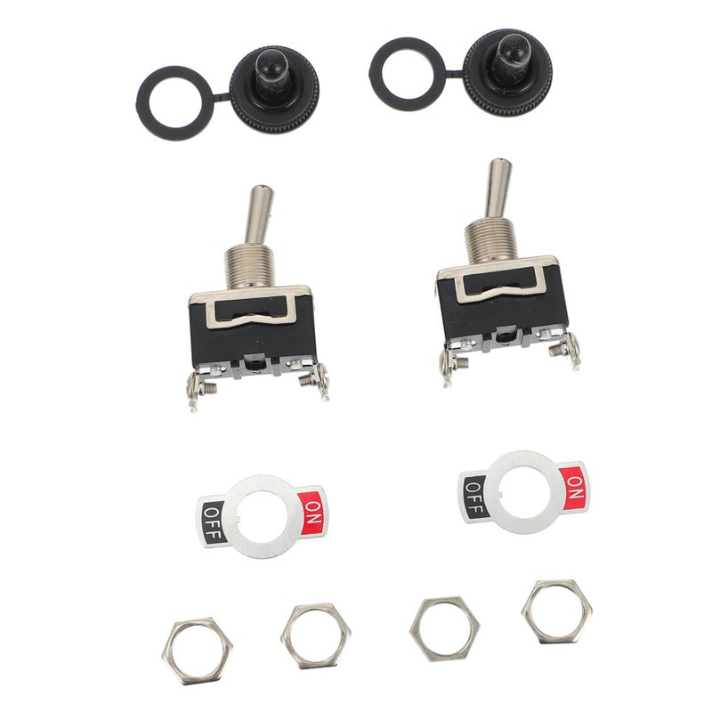 5 Sets Boat Toggle Switch With Protective Caps Off Position For Automotive Marine Use - Image 2